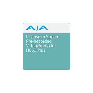 AJA PlayToStream Option Stream pre-recorded Video/Audio from SD Card, USB, or Network Share