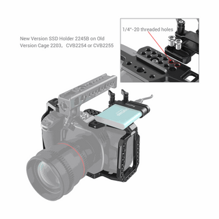 SmallRig Samsung T5 SSD Mounting Clamp for BMPCC 4K / 6K and Z CAM Cages 2245B