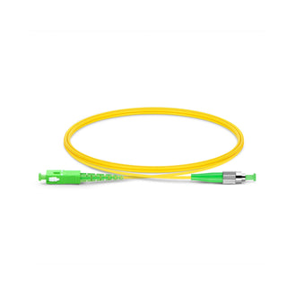 Fiber Patch Cable - FC to SC APC Single Mode Simplex - 0.5m