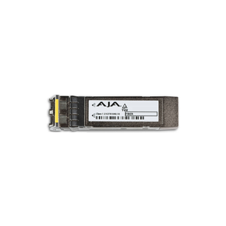 AJA FiberLC-2TX-12G  2-Channel 12G-SDI Single Mode LC Fiber Transmitter SFP