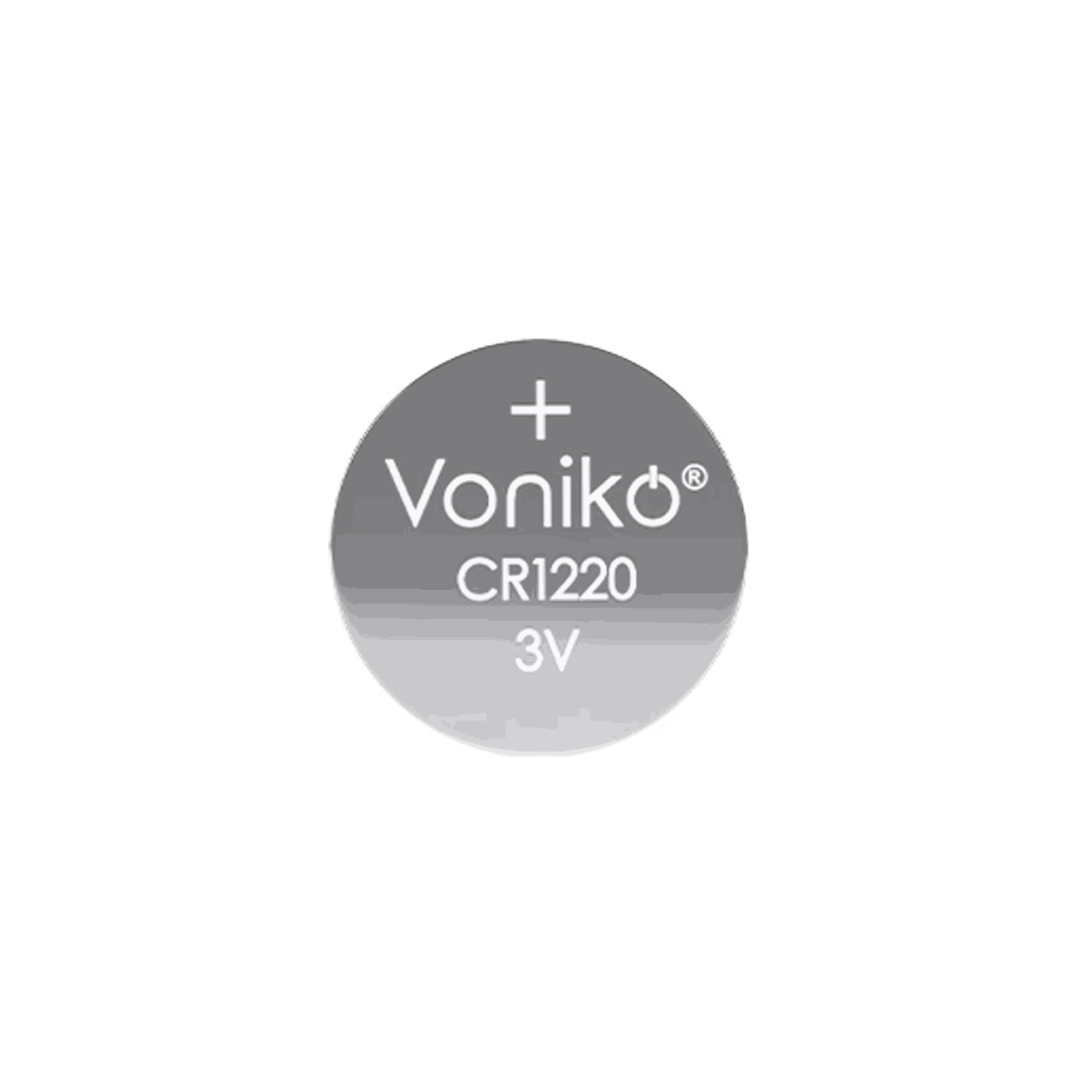 Voniko CR1220 3v Lithium Battery