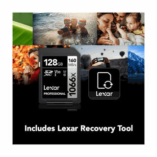 Lexar 128GB Professional 1066x UHS-I SDXC Memory Card (SILVER Series)