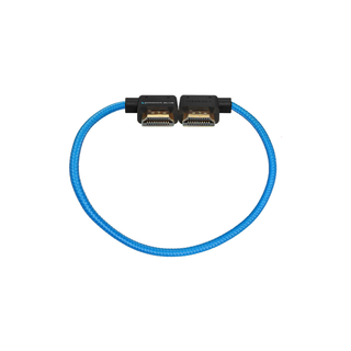Kondor Blue 12" Right-Angle to Left-Angle High-Speed HDMI Cable