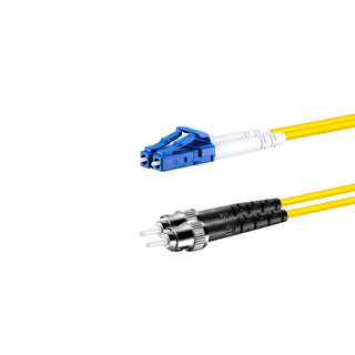 Fiber Patch Cable – LC to ST UPC Single Mode Duplex 1m
