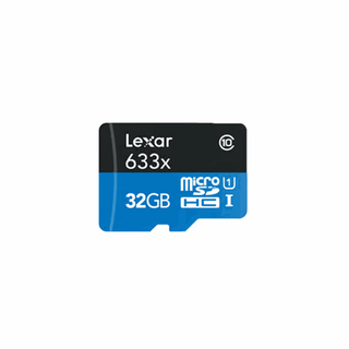 Lexar 633X 32GB MicroSDHC Memory Card (100MB/s)