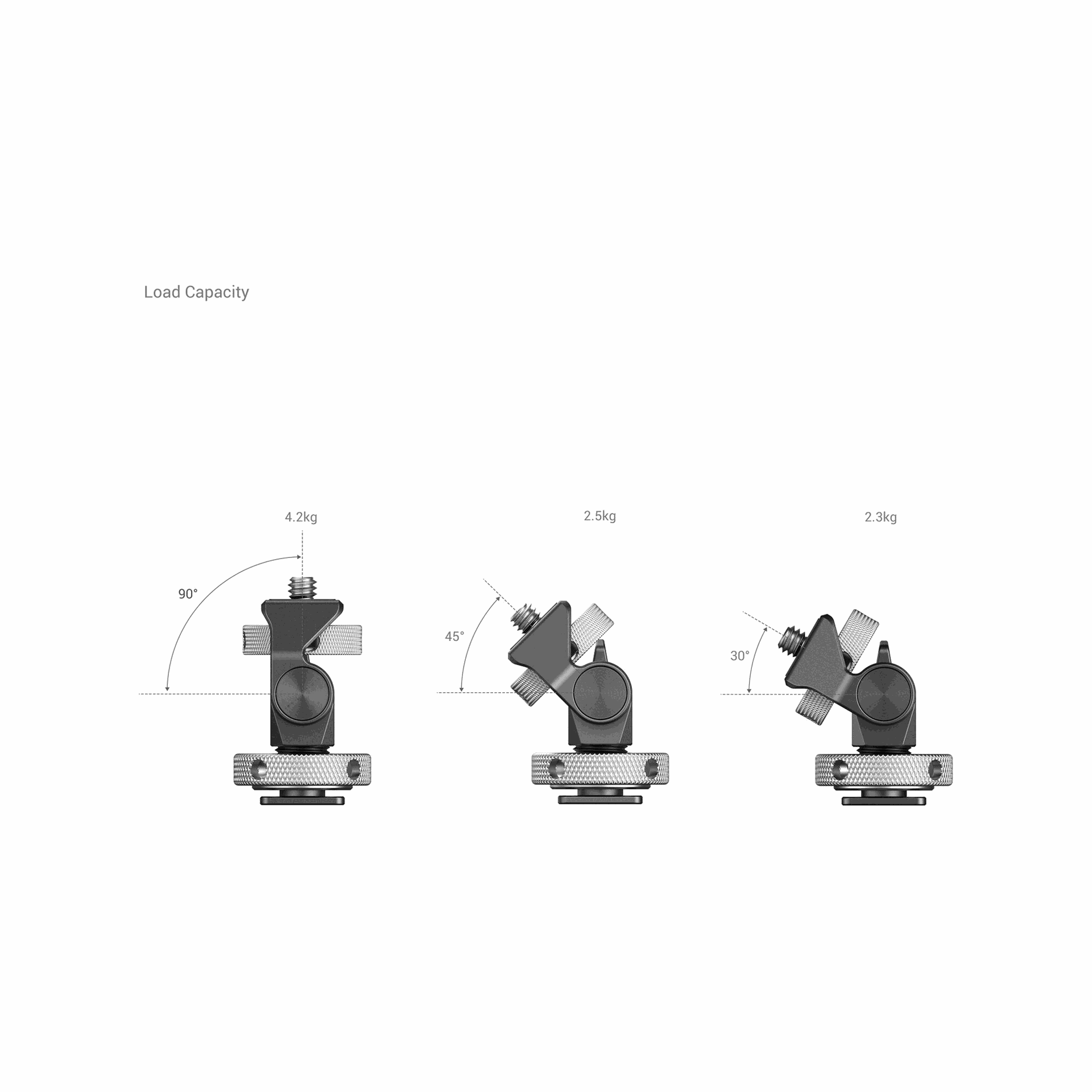 SmallRig Swivel and Tilt Adjustable Monitor Support with Cold Shoe 2905B