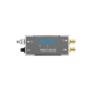 AJA FiDO-T-12G-ST 1-Channel 12G-SDI to Single Mode ST Fiber Transmitter