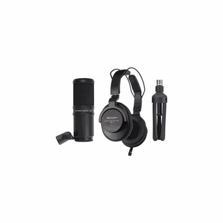 Zoom ZDM-1 Podcast Mic Pack with Headphones, Windscreen, XLR, and Tabletop Stand