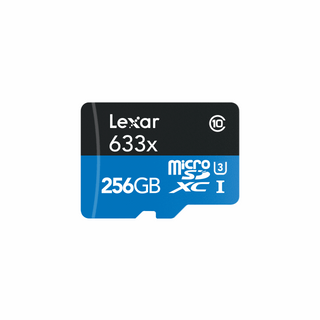 Lexar 256GB High-Performance 633x UHS-I MicroSDXC Memory Card with SD Adapter