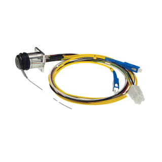 SMPTE311 Lemo 3K93C EDW with SC fibre and 6 way electrical plug terminated tail 250mm