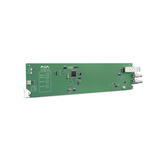 AJA OG-FiDO-2R-12G 2-Channel 12G-SDI/LC Single Mode LC Fiber to Receiver, DashBoard Support