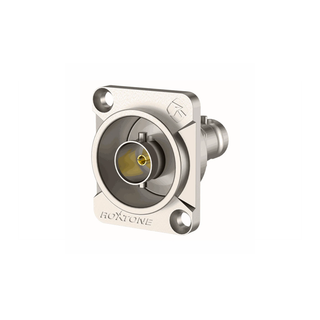 Roxtone BNC Female Chassis Mount Nickel Plated Shell