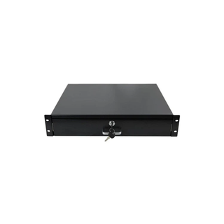 Stage Plus 2U 19inch rack draw 350mm deep black lock