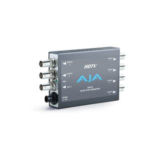 AJA GEN10 HD/SD Sync Generator, Simultaneous Blackburst & Tri-level, Outputs Assignable