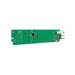 AJA OG-FiDO-T 1-Channel 3G-SDI to Single Mode LC Fiber Transmitter, DashBoard Support