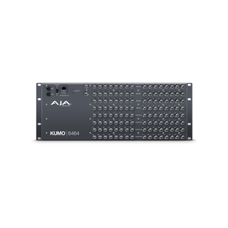AJA KUMO 6464 KUMO 64x64 Compact SDI Router, with 1 Power Supply