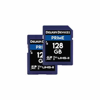 DELKIN SD Prime UHS II V60, 280/150, 128G Twin Pack