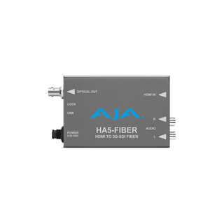 AJA HA5-Fiber HA5 with ST Fiber Output, HDMI to 3G-SDI Protocol on Fiber