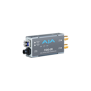 AJA FiDO-2R 2-Channel Single Mode LC Fiber to 3G-SDI Receiver