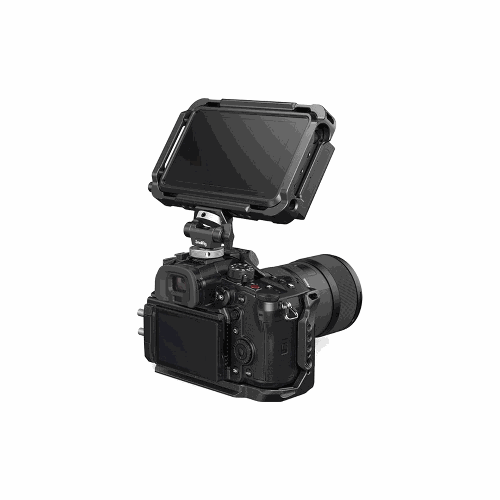 SmallRig Swivel and Tilt Adjustable Monitor Support with Cold Shoe 2905B