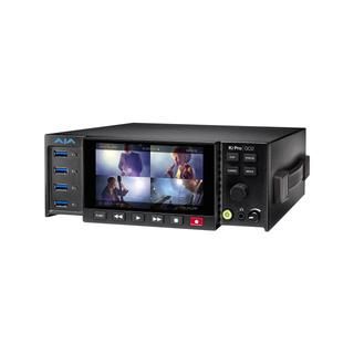 AJA Ki Pro GO2 Multi-Channel HD H.264 AVC / H.265 HEVC Recorder/Player (Storage not included)