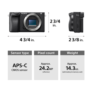 Sony a6400 Mirrorless Camera with 16-50mm Lens