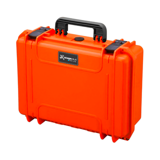 Stage Plus PRO 430CAMORG Orange Carry Case, Padded Dividers + Lid Organizer, ID: L426xW290xH159mm