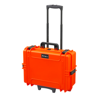 Stage Plus PRO 505STR Orange Trolley Case, Cubed Foam, ID: L500xW350xH194mm