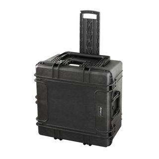 Stage Plus PRO 620H250TR Black Trolley Case, Empty, ID: L620xW460xH250mm