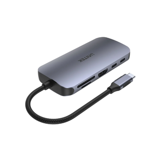 HUB 9-in-1 USB-C Ethernet Hub w HDMI, 100W Power Delivery and Dual Card Reader
