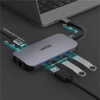 HUB 9-in-1 USB-C Ethernet Hub w HDMI, 100W Power Delivery and Dual Card Reader