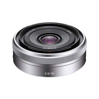 Sony E 16mm f/2.8 Lens (Silver)