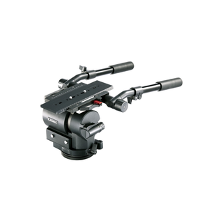 Libec Flat base video head with 150mm bowl adapter and 2 PH-15B, payload 40kg