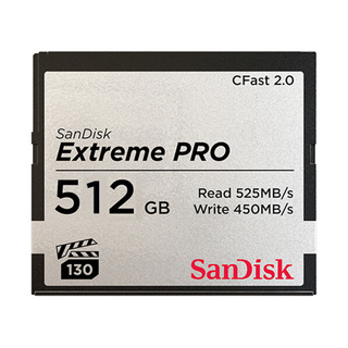 SanDisk 512GB Extreme PRO CFast 2.0 Memory Card