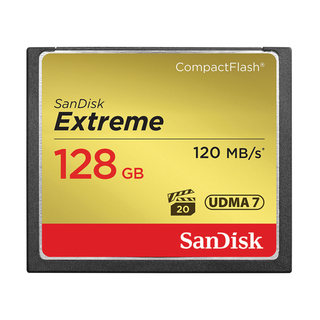 SanDisk 128GB Extreme CF Memory Card