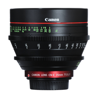 Canon CN-E 35mm T1.5 L F Cinema Prime Lens (EF Mount)