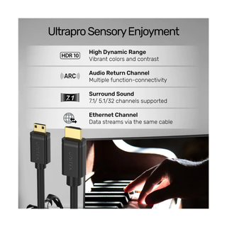 Unitek 2m 4K 60Hz High Speed Micro HDMI to HDMI Cable