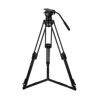 Camgear DV6P Aluminum Tripod System with 75mm Bowl, Fluid Head & Ground Spreader