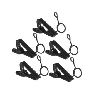 Auray Tie Clip for Pearstone OLM2, Senal OLM2, Sennheiser ME2, and Sony UWP-V Lavalier Mics (Pack of 5)