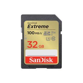 SanDisk Extreme SD UHS I 32GB Card for 4K Video  100MB/s Read & 60MB/s Write