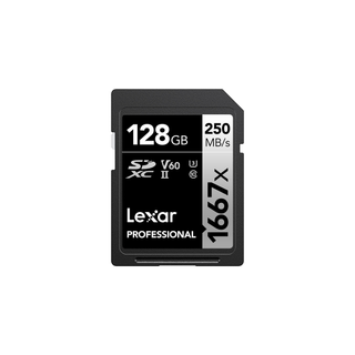 Lexar SD Pro 1667x 128GB Memory Card