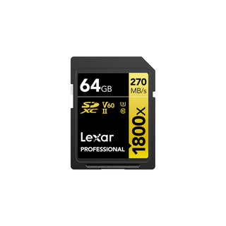 Lexar SD Pro 1800x 64GB Memory Card