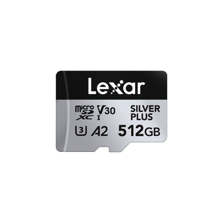 Lexar MicroSD Silver PLUS 512GB UHS I C10, U3