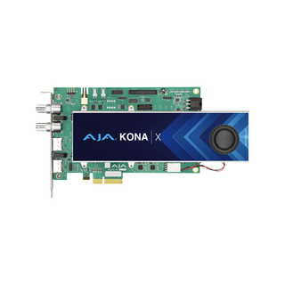 AJA KONA X 12G-SDI and HDMI 2.0 Ultra-Low Latency PCIe Card