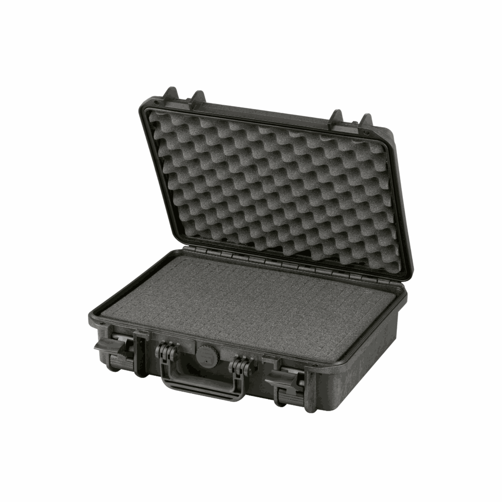 Stage Plus PRO 380H115S Black Carry Case, Cubed Foam, ID: L380xW270xH115mm