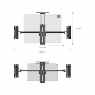 SmallRig Tablet Mounting Support with Dual Handgrips for iPad 2929B