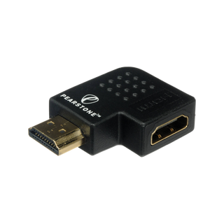 Pearstone HDMI 90-Degree Adapter - Vertical Flat Left Plastic