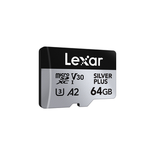 Lexar MicroSD Silver PLUS 64GB UHS I C10, U3