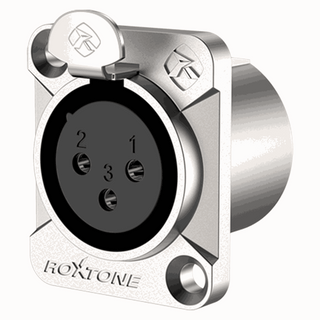 Roxtone Leader Series 3P XLR Female Chassis Nickel Plated
