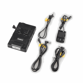 Camvate V-Lock Mounting Plate Power Supply Splitter with Super Clamp Crab Pliers Clip
